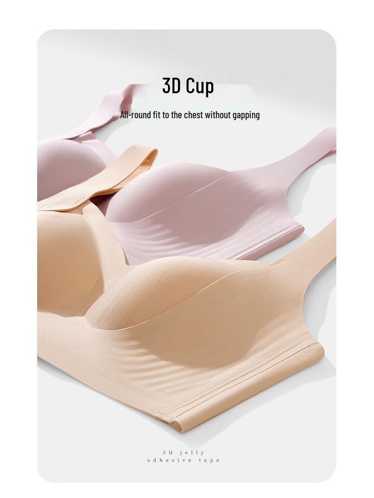 **Adjustable Soft Support Seamless Uplift Bra - No Underwire, Anti-Sagging, Side Support**