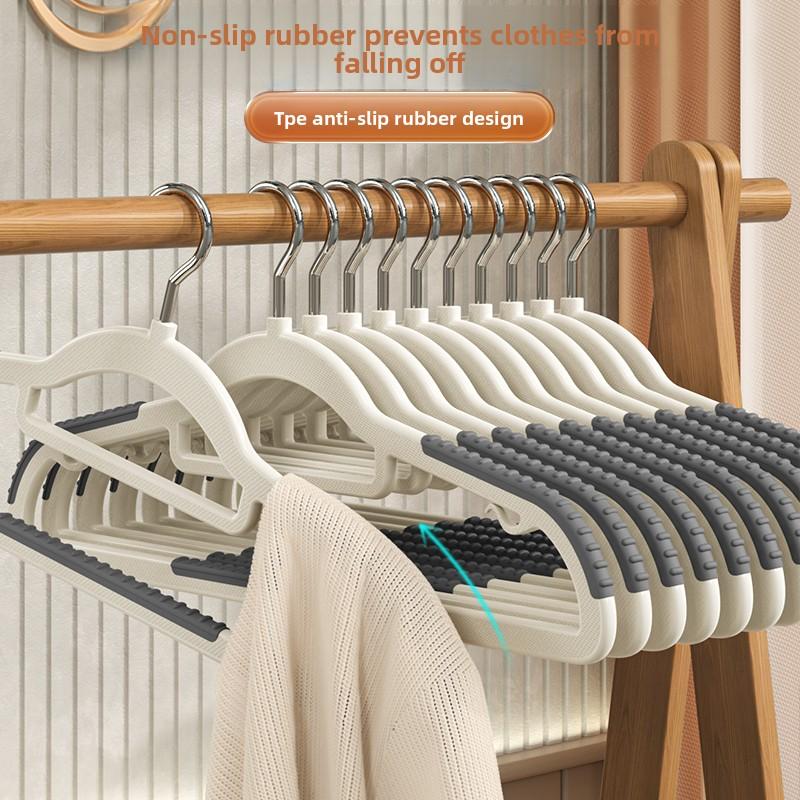 Retractable Clothes Drng Rod Single Prong Clothes Hanger Storage Organizer for Home Dormi Stainl Steel PP Material