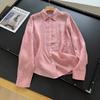 1116 summer new thin ramie shirt sunscreen shirt women's light luxury high-end sunscreen clothes women's top