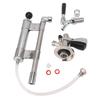 8in Beer Hand Pump Stainless Steel Type A Beer Pump for Indoor Outdoor Picnic Party Camping