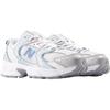New Balance 530 Grote Kinderen Zilver Blauw Kinder Sneakers Wit Zeezout Stilstaand Water GR530ED