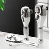 72T Short Shank Bidirectional Ratcheting Wrench Head Set Multiple Socket Compatibility Automotive Repair Maintenance Kit