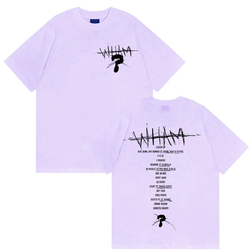 Rapper Lil Baby Wham World Tour 2025 Print T-Shirts Herren Damen Hochwertige Mode Baumwoll-T-shirt Retro Hip Hop Übergroßes T-Shirt