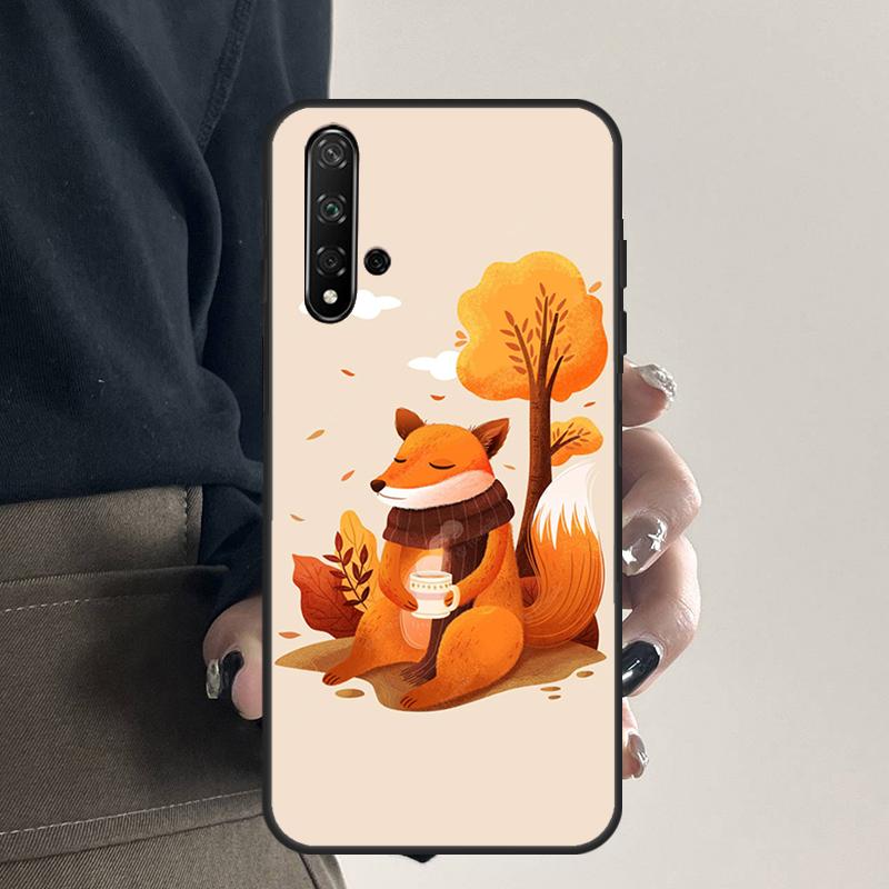 

Autumn Leaves Fall Fox For Huawei Nova Y70 Y90 Y60 Y61 Y91 Y72 9 10 SE 12i 12s 11i 5T P60 Pro P20 P30 P40 Lite Case Huawei Nova Y60