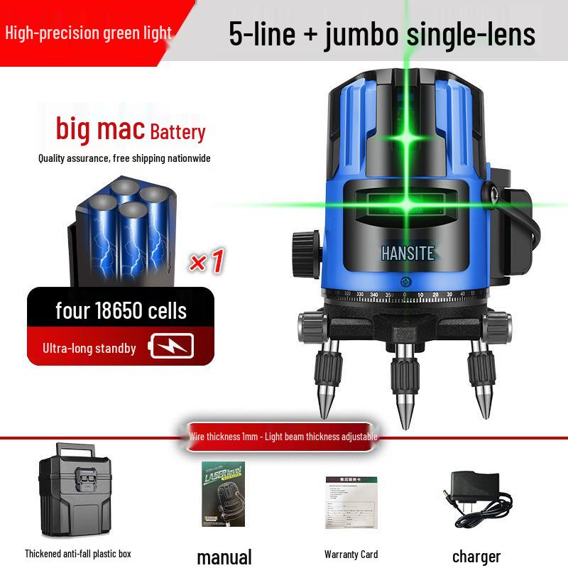 High Precision Green Light Laser Level for Outdoor Use