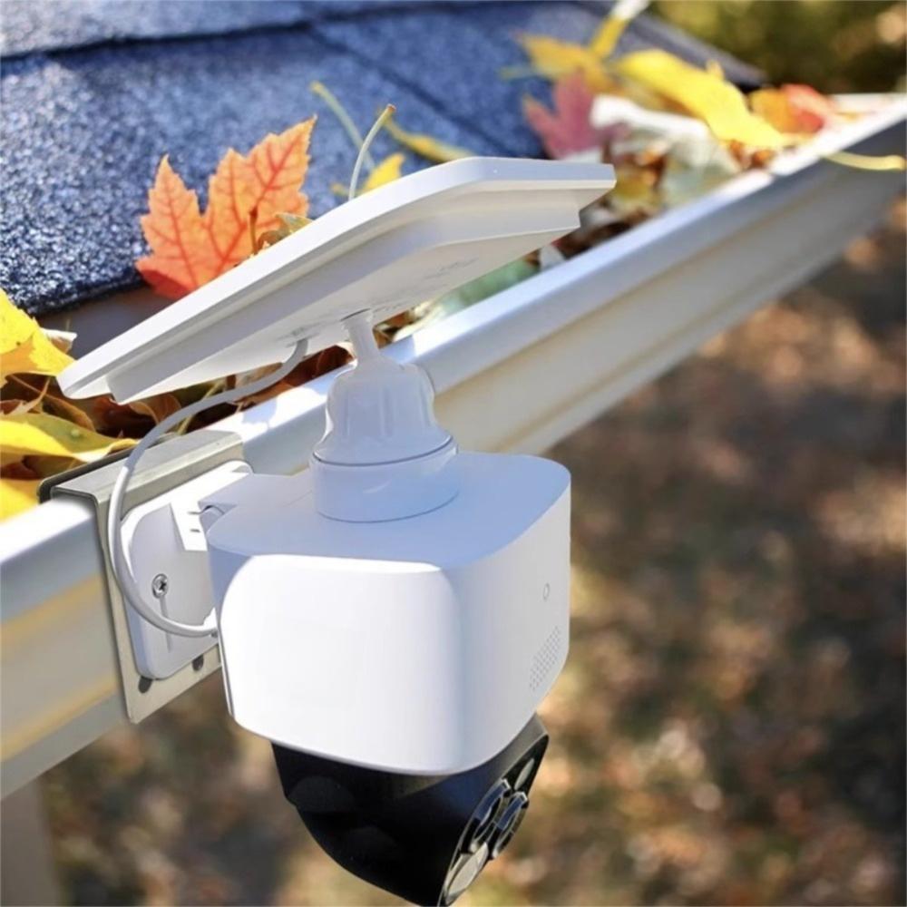 Gutter Mount Wall Mount Bracket for Eufy SoloCam S340/Eufy E30 Solar Panel Mounting