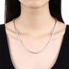 40-60cm  fashion charm   Copper 3MM Snake Bone Chain Necklace For Women Men 16-24 Inch party trend Jewelry Gift