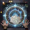 Practical Foldable Tarots Cloth Easy to Clean Velvets Divination Mat Fabric Texture Suitable for Spiritual Practices