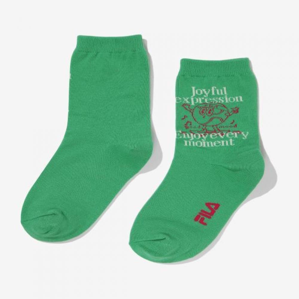 Fila Artist Crew Socks Ijin APPLEGREEN/240
