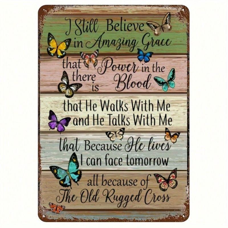 Vintage Style Metal Decorative Painting for Bars Cafes Garages