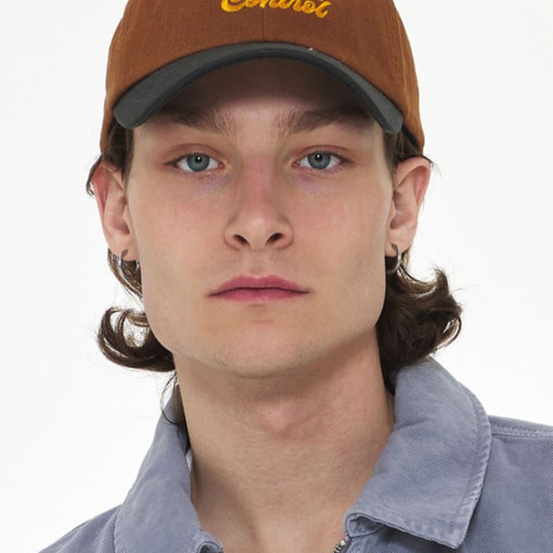 UNDERCONTROL FLORAL SCRIPT / WASHED B B / CAMEL CHARCOAL