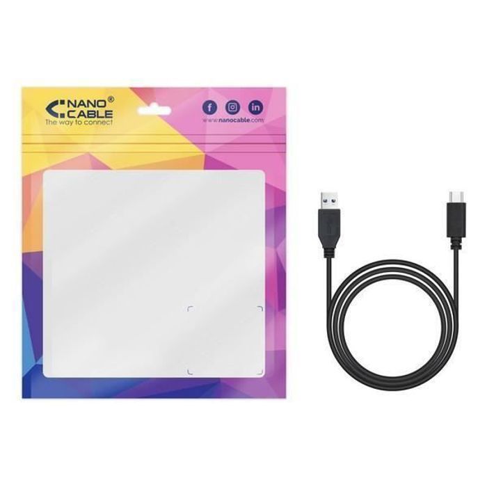 Câble USB A vers USB C NANOCABLE 10.01.4001-L150 (1,5M) - - - NANOCABLE