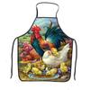 Innovative 3D Rooster Print Waterproof & Stain-Resistant Apron