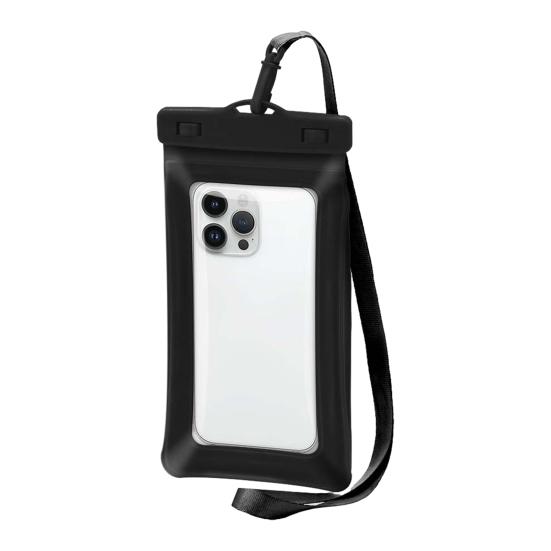 

Waterproof Cell Phone Pouch Underwater Cell Phone Dry Bag Case Lanyard Water Proof Beach Swimming Kayaking Boating Clear Phone Holder Protector чёрный