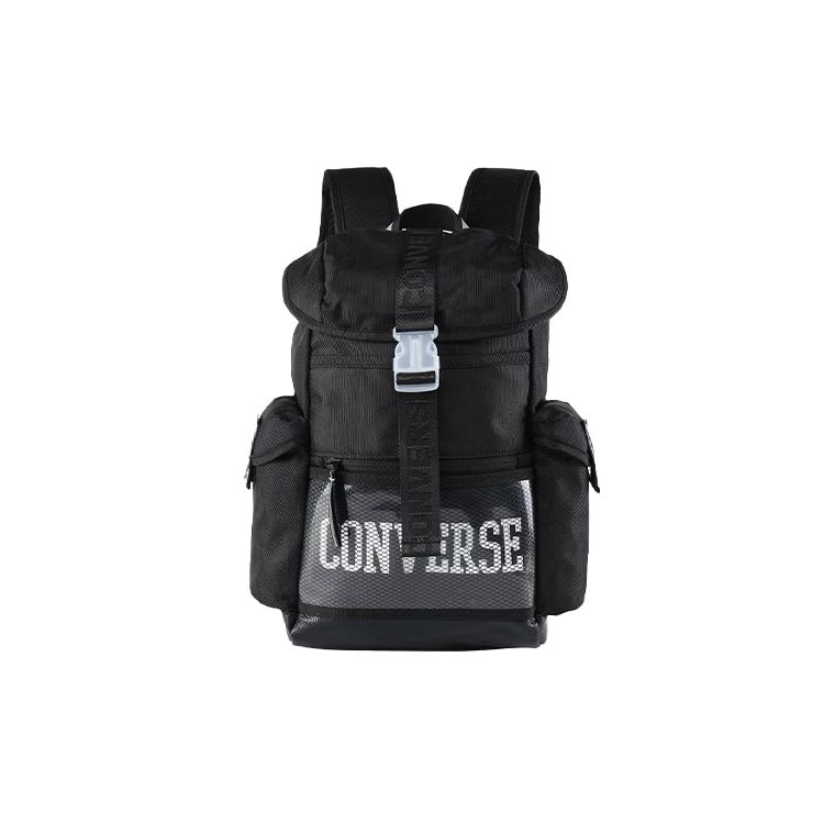 

Converse Fashion Flip-Top Large Capacity Polyester Backpack Unisex Backpack Black CV2013021PS-001 368MM