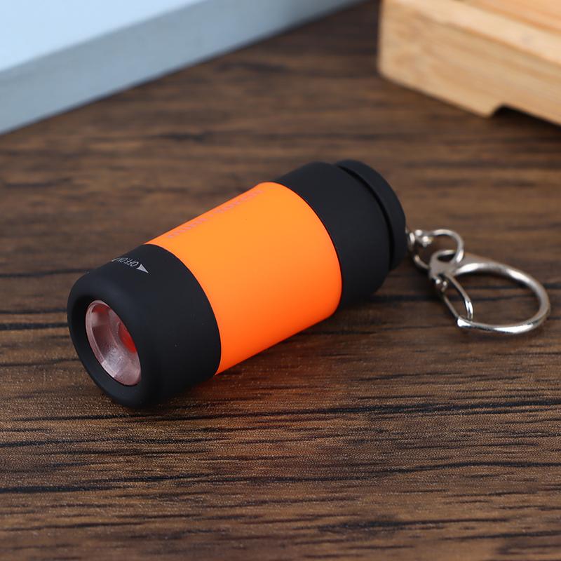 Travel Outdoor Portable Children'S Flashlight Small Keychain Light Usb Charging Flashlight Strong Led
