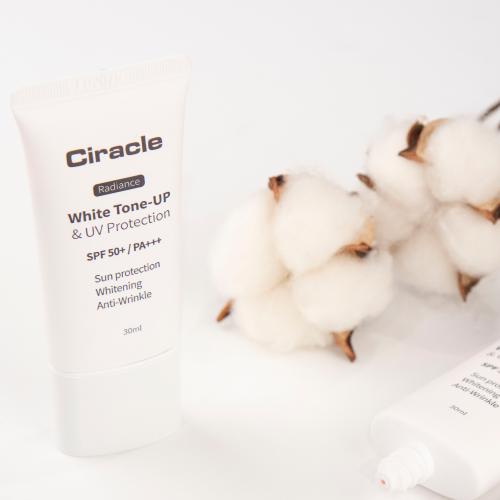 Ciracle Sun Tone-Up Primer 30ml (Triple Function: UV Protection, Whitening, and Anti-Wrinkle)