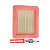 4 Pieces Air Filter Kit Replacement For Honda GCV170 GCV190 Engines Lawn Mower Generator Maintenance Tool With Spark Stop