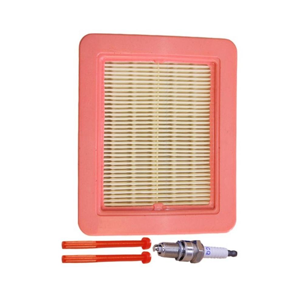 4 Pieces Air Filter Kit Replacement For Honda GCV170 GCV190 Engines Lawn Mower Generator Maintenance Tool With Spark Stop