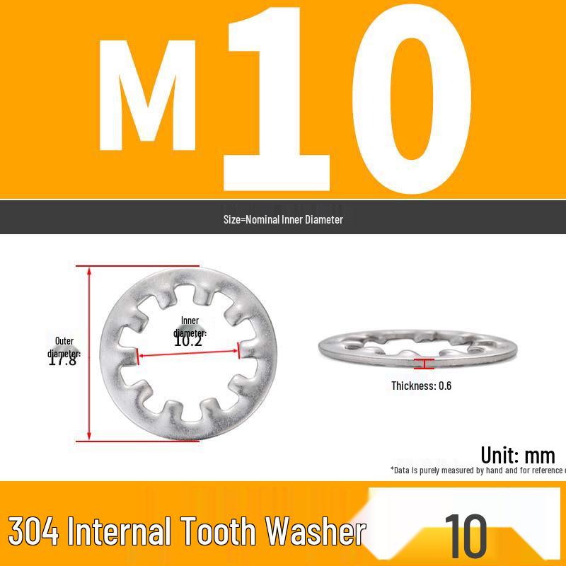 Iron Serrated Locking Washer Set with Anti-Loosening Shims