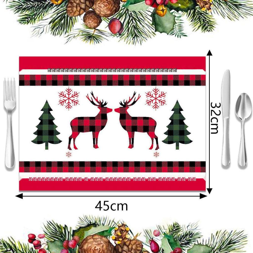 Bestselling Christmas Table Mat: Versatile Heat-Resistant Decorative Placemat