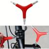 1pc Bicycle Repair Tool Triangular Hex Wrench 4/5/6mm Hex Key with Ergonomic Red Handle For Bike Maintenance & Adjustments, Bike Tool