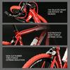 Adorno de Modelo de Bicicleta de Montaña DIY, 1:Kit de Modelo de Bicicleta Miniatura de Aleación 8 Escala