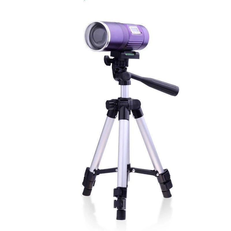 Universelles teleskopisches Angel-Lichtstativ aus Aluminiumlegierung mit Kugelkopf für Nachtangeln