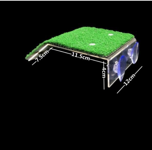 Turtle Basking Platform Simulation Turf Climbing Turtle Drying Table Aquarium Accessories Decoration