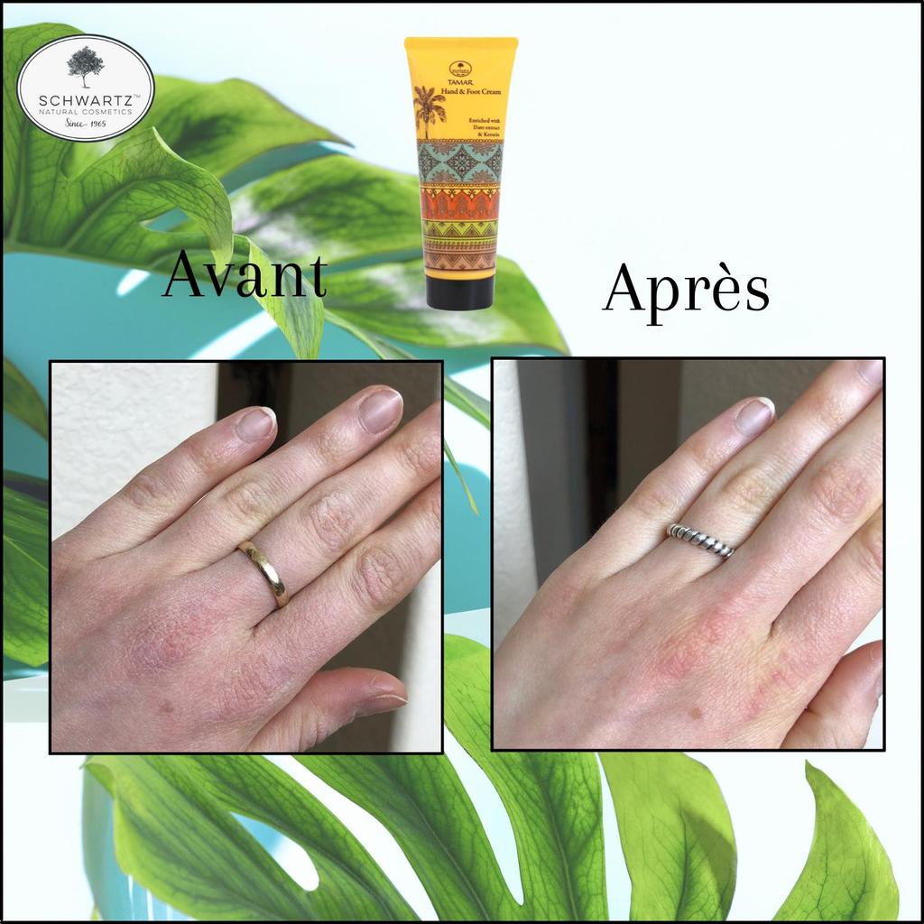 Tamar Hand- und Fußcreme - Regenerierend und feuchtigkeitsspendend für trockene Haut - 120 ml