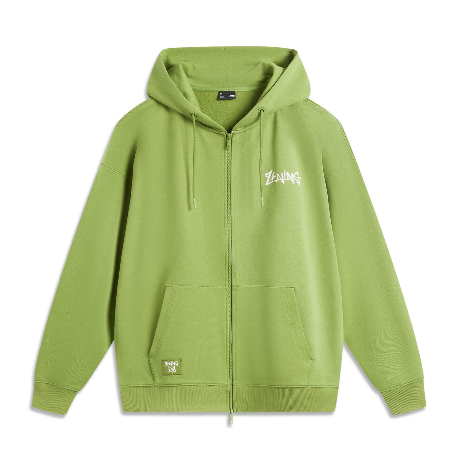 Свитшот Li Ning Sports Life Collection Унисекс Травянисто-зеленый AWDV391-1 M