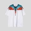 MB Gradient Wings T Shirt Men Women Loose Casual Short Sleeve Tee