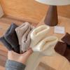 Korean Style Plus Velvet Thick Warm Socks for Women and Men – Autumn/Winter Collection, Solid Color, Long, Versatile Wool Pile Socks