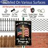 2D Flat 1pc Decorative 8*12 Inch Plaque Aluminium Metal Sign: One Nation Under God 250 Years of Blessings Retro Art with Christian Cross & US Flag