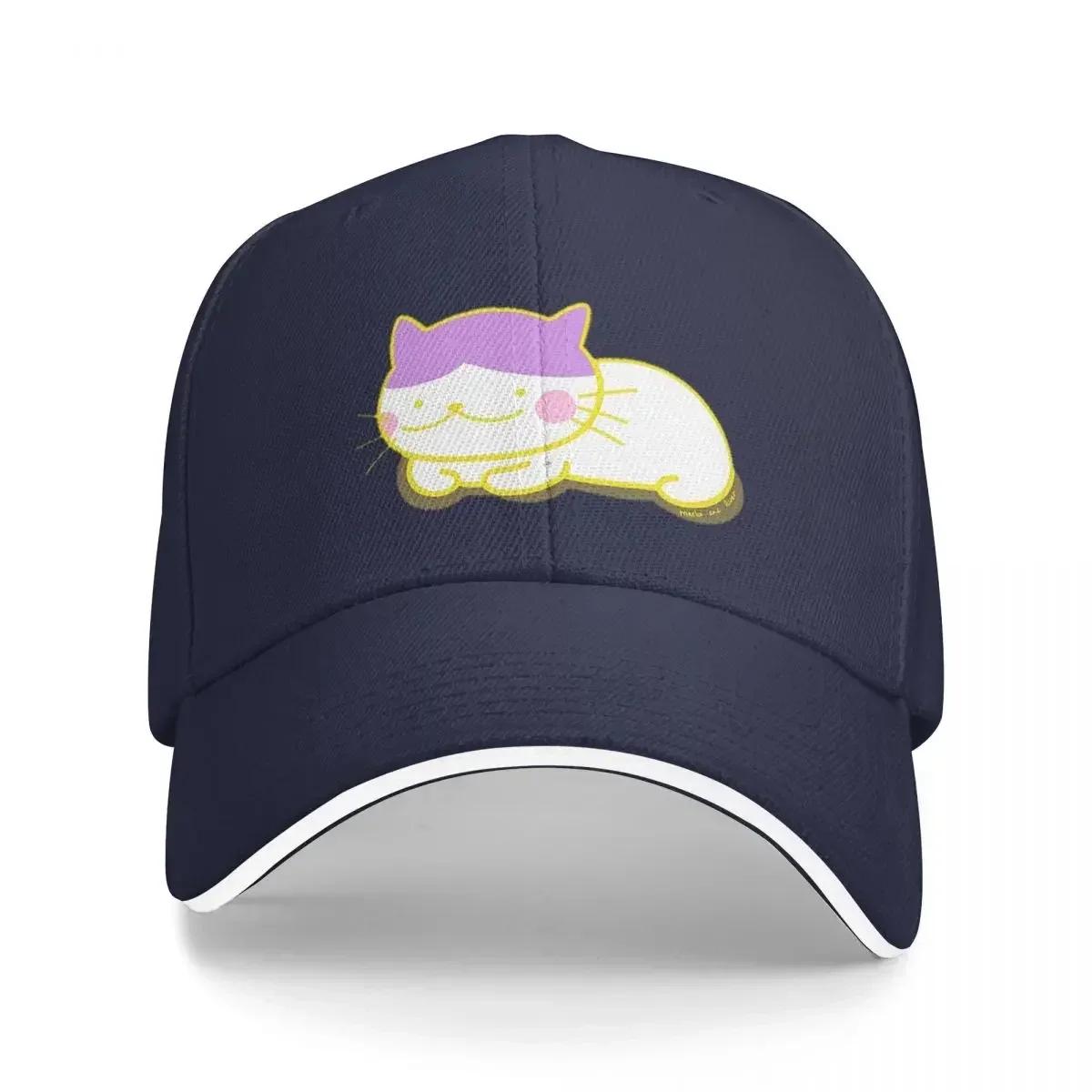 

I Got A Cat At Home, And Everybody Knows That@ Maeko And River Cap Casual Baseball Caps Adjustable Hat Unisex Baseball Hats One Size темно-синього кольору