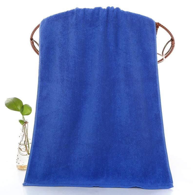 Floor towel bathroom thickened water absorption thickened non-slip pure cotton plain color hotel bathroom floor towel pillow towel