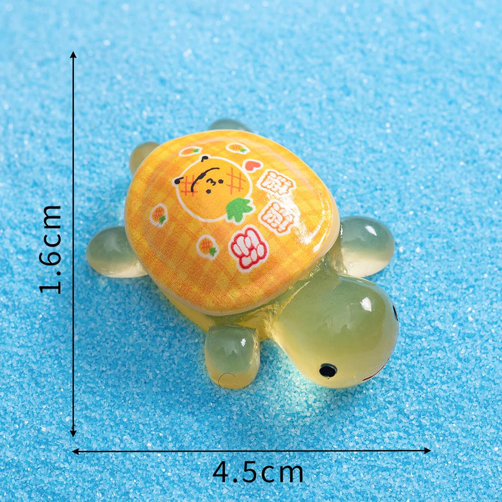 Mikrokrajina Svítící ve tmě Ovocná Želví Dvojice Dotek Kutilství Dekorativní Doplňky Želva Mini Pryskyřičná Drobnost