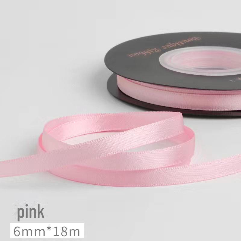 5mm Doppelseitiges Polyester-Blumen-Geschenkband für Haaraccessoires, Kuchendekoration und Sträuße