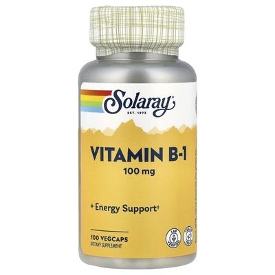 Vitamin B-1, 100Mg, 100 Veggie Capsules