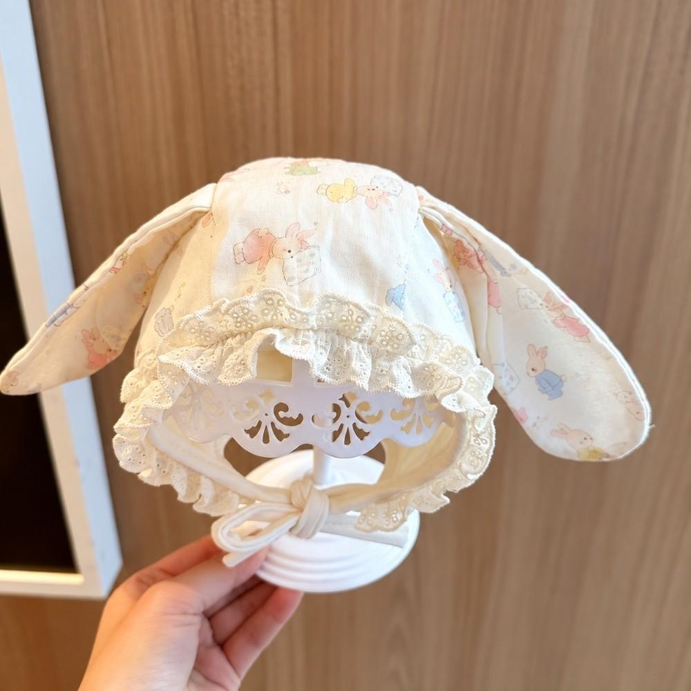Rabbit Ear Newborn Beanie Mushroom Pattern Children's Warm Hat New Baby Hat Outdoor