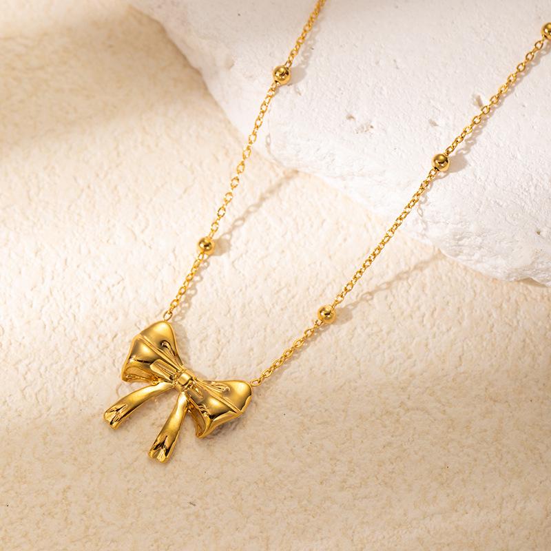 

Новое креативное ожерелье-бант в европейском и американском стиле - Женские универсальные украшения высокого класса