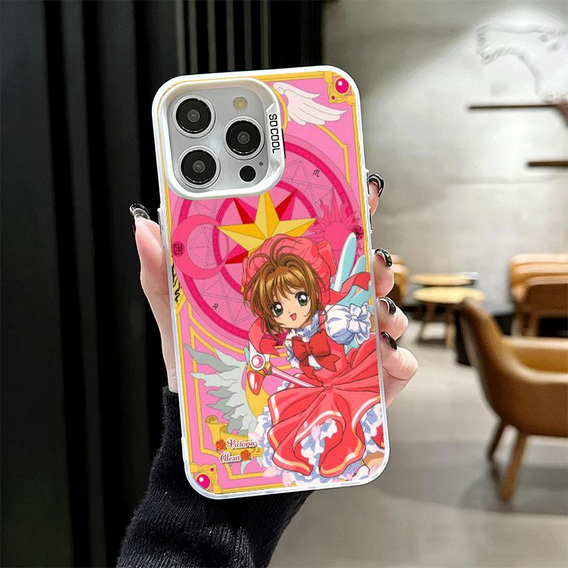 Cardcaptor Sakura Cute Girl Soft Phone Case for iPhone 15 16 17 Pro Max 17Air 16E 14 Plus 13 12 Mini Shockproof Cover Back Shell