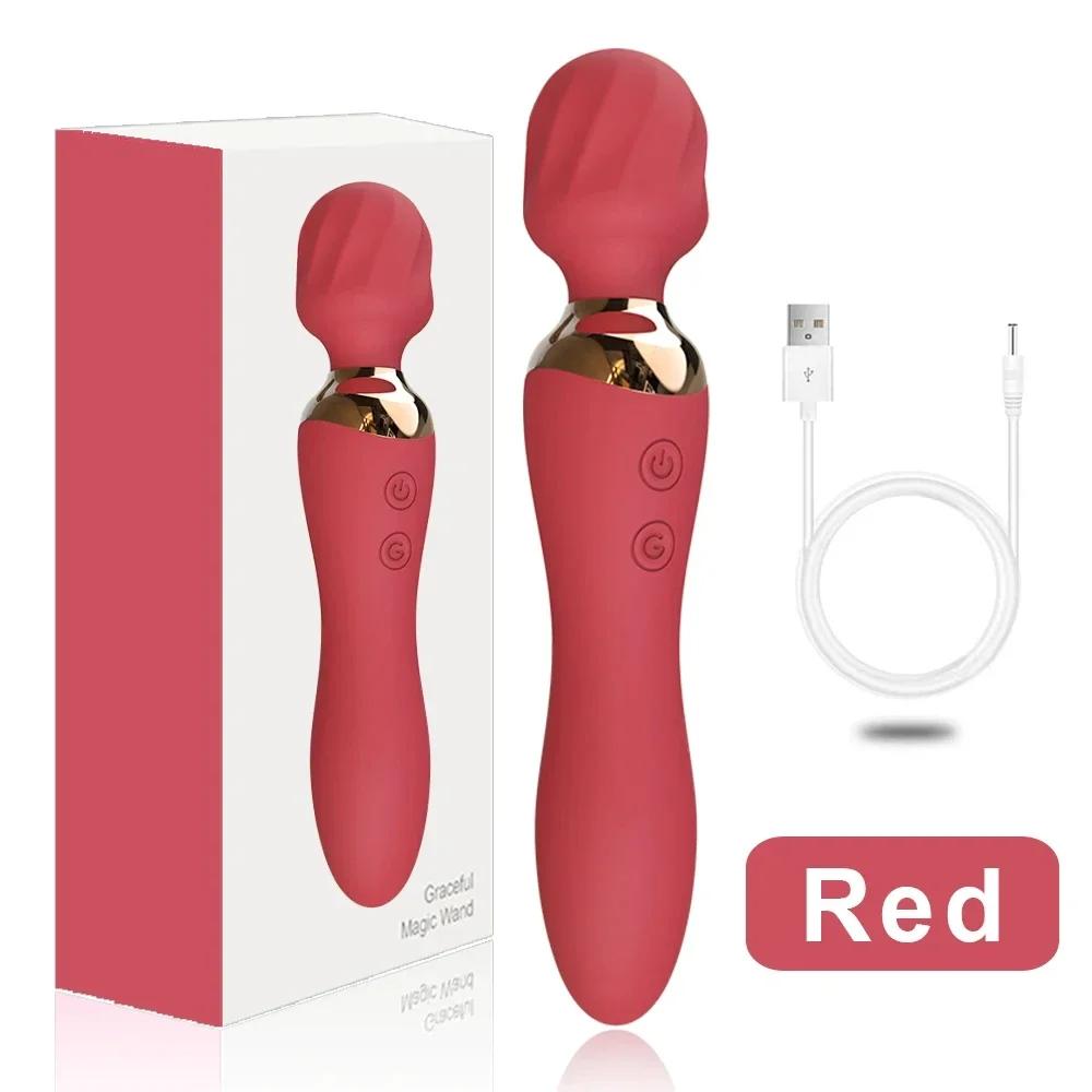 Powerful Vibrators Dildos Wand G Spot Clitoris Stimulator Vagina AV Vibrator Massager Masturbator Sex Toys for Women Adult 18+