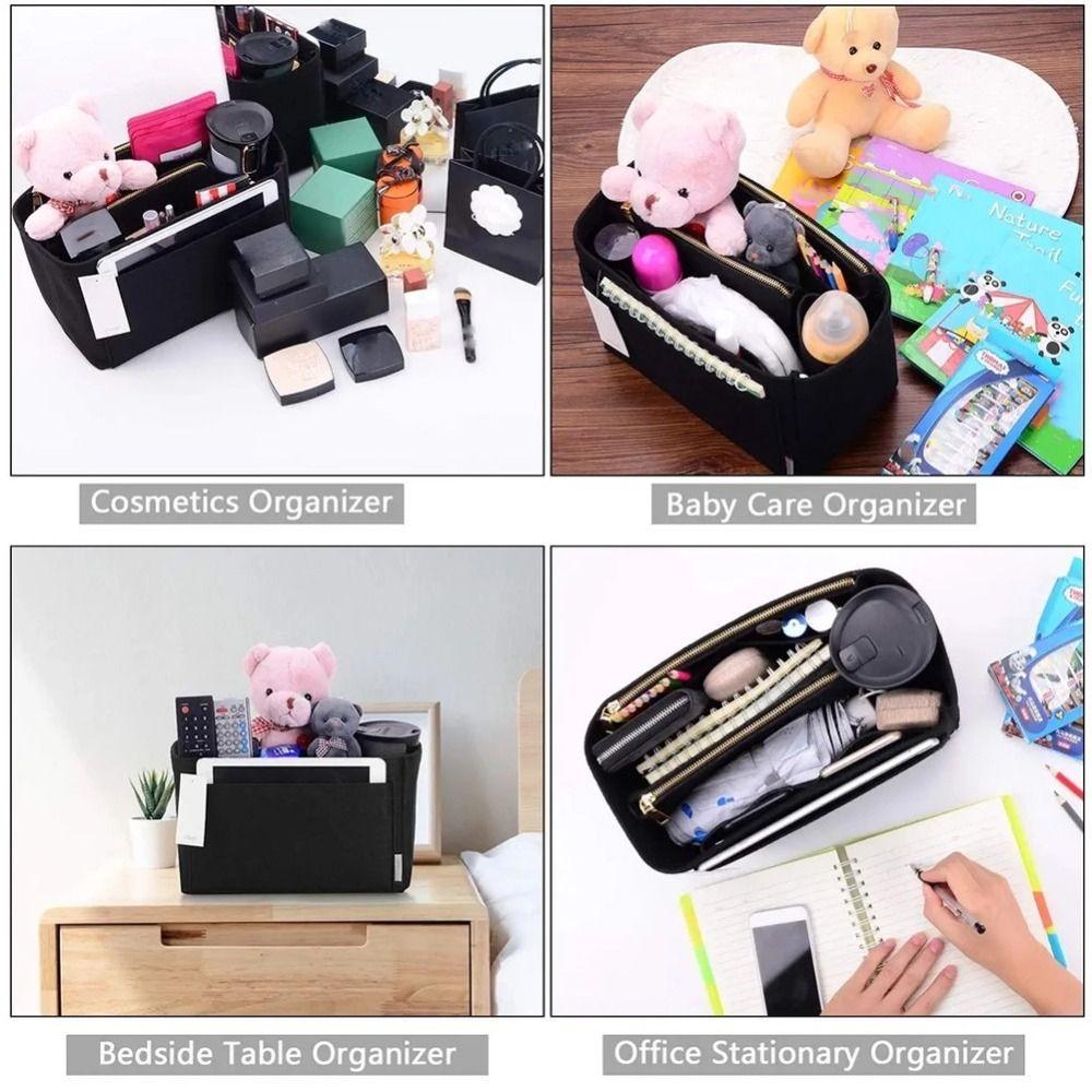 Leichte Handtaschen-Einlage Kosmetik-Organizer Mehrere Taschen Handtaschen-Aufbewahrungstasche Outdoor
