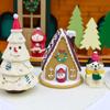 Cartoon Resin Christmas Tree Ornament Mini Zakka Christmas Tree Model  Desk