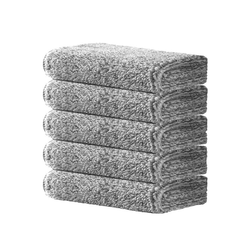 10-Piece Oil-Repellent Bamboo Charcoal Fiber Kitchen Dishwashing Cloth Set 10-Piece Pack