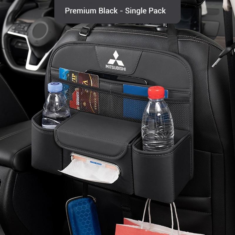 

Car Seat Organizer Backseat Large Capacity Storage Bag For Mitsubishi Outlander Triton Colt Lancer EX Evolution X Pajero L200 чорний
