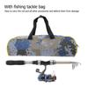 Fishing Pole Kit Carbon Telescopic Portable Durable Lure Rod Set with Fishing Reels Fish Bait for Beginner Professional