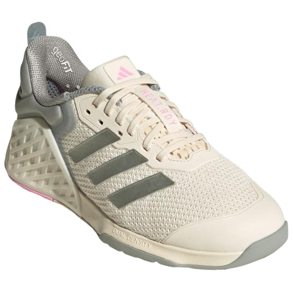Adidas Dropset 3 Cloud White Matte Silver Women Sneakers Cream True-Pink JR1678