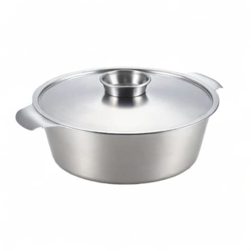 Yoshikawa Luxury Stainless Steel Shabu-Shabu Pot, 26cm, SJ1678